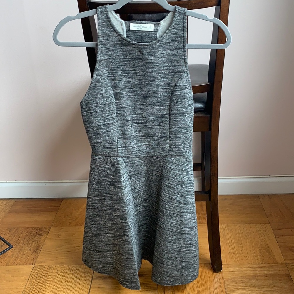 Abercrombie &Fitch Neoprene High Neck Skater Dress